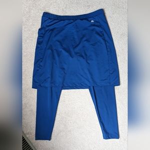 SNOGA ATHLETICS 1X Fit Ankle Length Leggings Royal Blue